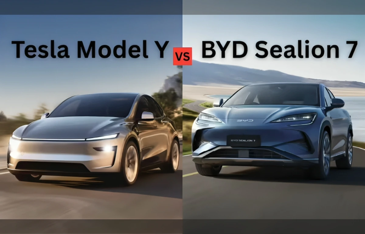 Tesla Model Y vs BYD Sealion 7